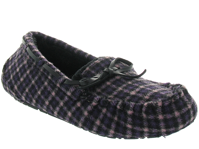 chaussons et pantoufles - Ballerines - femme - Toile Jean - Violet - Ruby brown