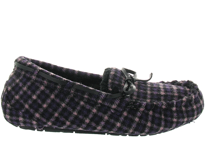 chaussons et pantoufles - Ballerines - femme - Toile Jean - Violet - Ruby brown2030801_2