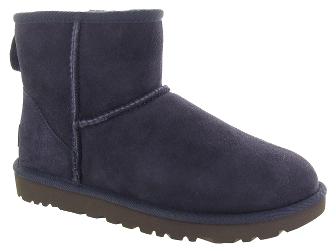 apres ski bottes fourrees - Bottine chaude - femme - Nubuck - Bleu - Ugg australia