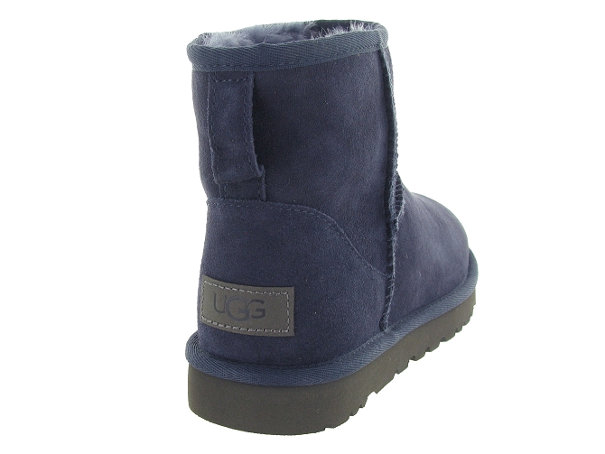 apres ski bottes fourrees - Bottine chaude - femme - Nubuck - Bleu - Ugg australia2058908_5