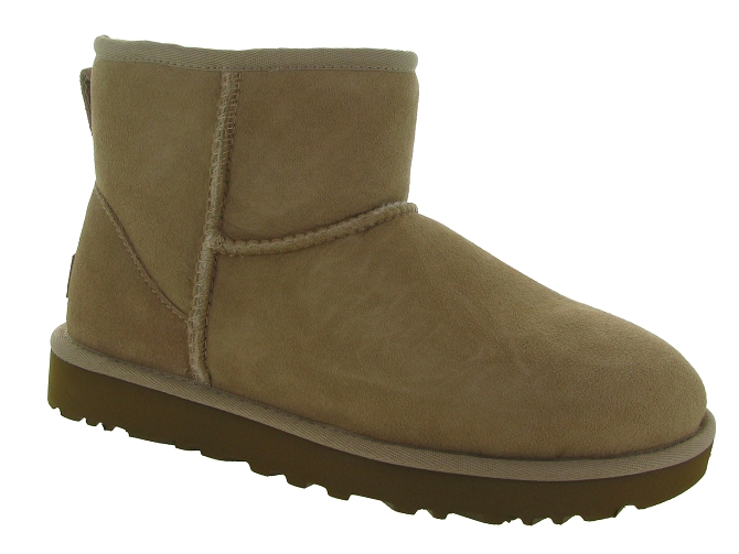 apres ski bottes fourrees - Bottine chaude - femme - Nubuck - Beige - Ugg australia