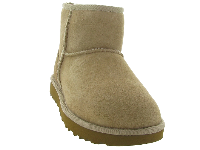 apres ski bottes fourrees - Bottine chaude - femme - Nubuck - Beige - Ugg australia2058909_3