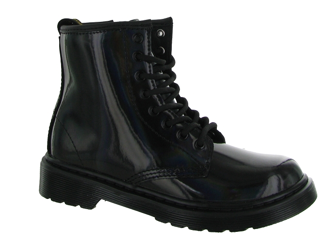 bottines et boots -  - junior fille - Cuir - Noir - Doc martens