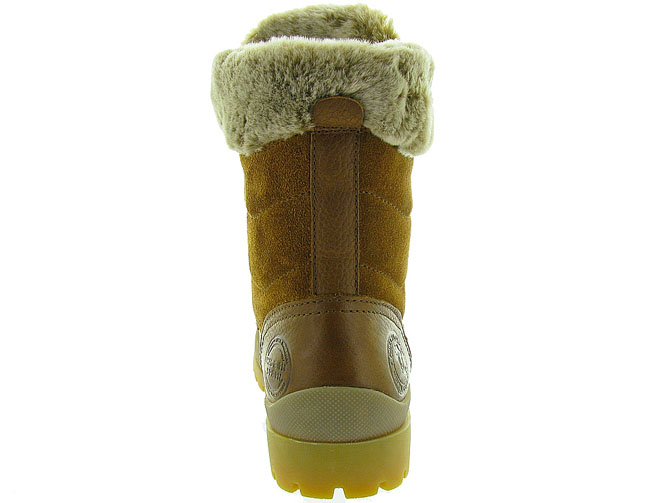 apres ski bottes fourrees - Botte de neige - femme - Cuir - Marron - Panama jack3110802_5