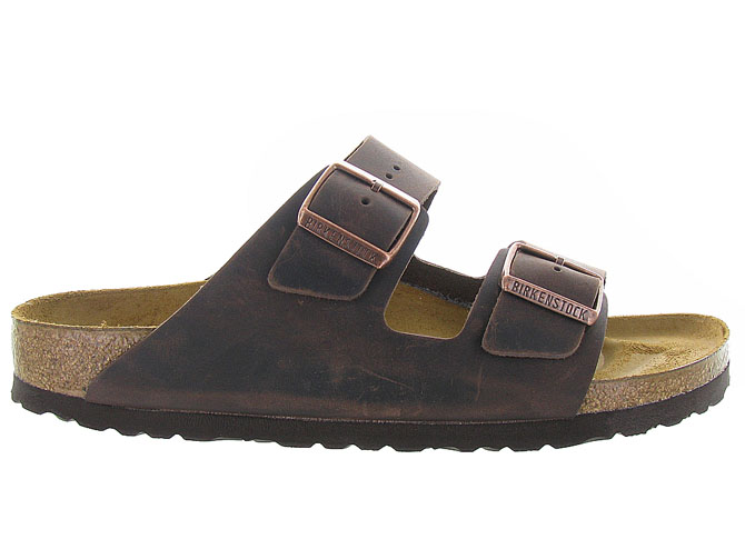 Birkenstock nu pieds arizona oiled leather marron3171001_2