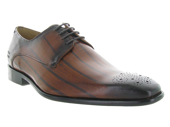 chaussures a lacets - Cérémonie - homme - Cuir - Marron - Melvin et hamilton