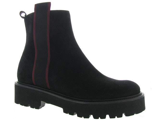 bottines et boots - Casual - femme - Nubuck - Noir - Kennel and schmenger