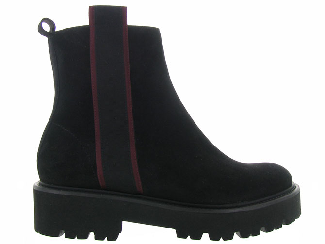 bottines et boots - Casual - femme - Nubuck - Noir - Kennel and schmenger3186301_2