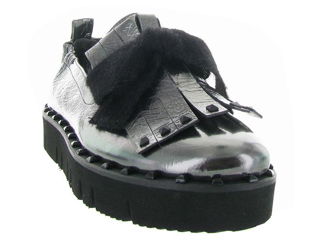 mocassins - Elégant - femme - Cuir - Argent - Kennel and schmenger3186801_3