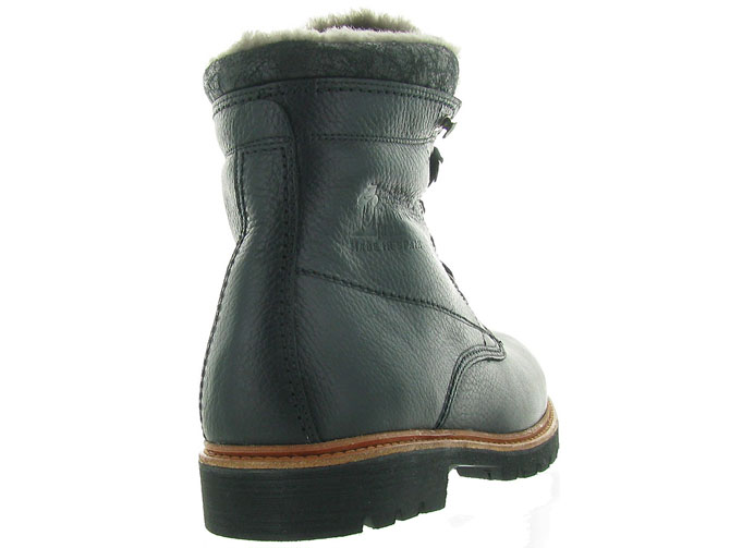 apres ski bottes fourrees - Chaussures neige - homme - Cuir - Noir - Panama jack3207301_5