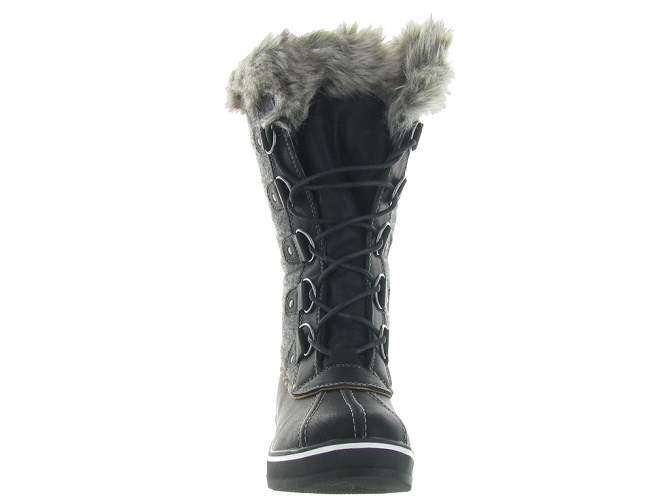 apres ski bottes fourrees - Bottine chaude - femme - Synthétique - Gris - Kimberfeel3209901_3