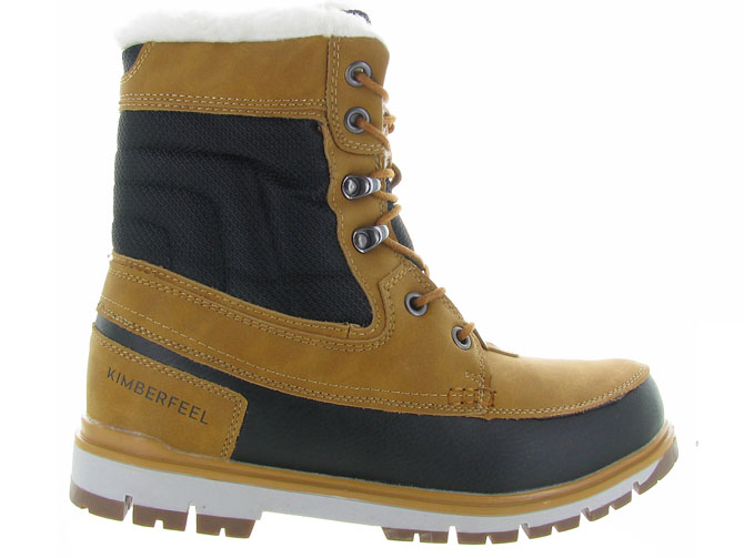 apres ski bottes fourrees - Chaussures neige - homme - Synthétique - Beige - Kimberfeel3210301_2