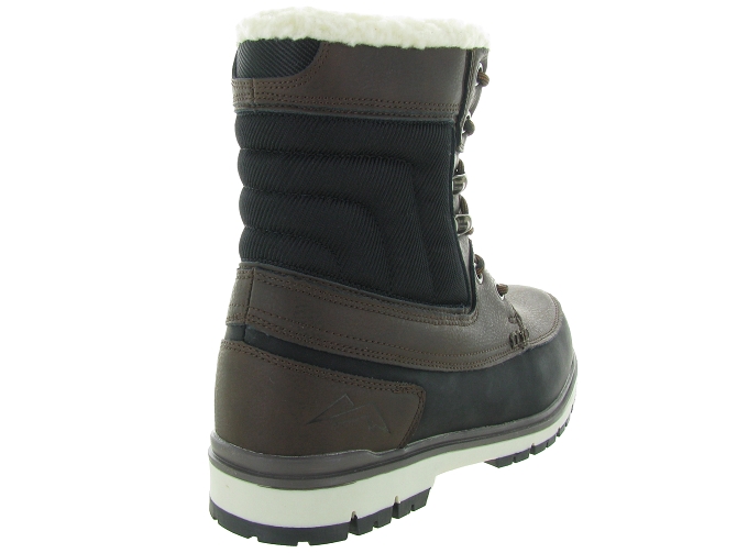 apres ski bottes fourrees - Chaussures neige - homme - Synthétique - Marron - Kimberfeel3210304_5