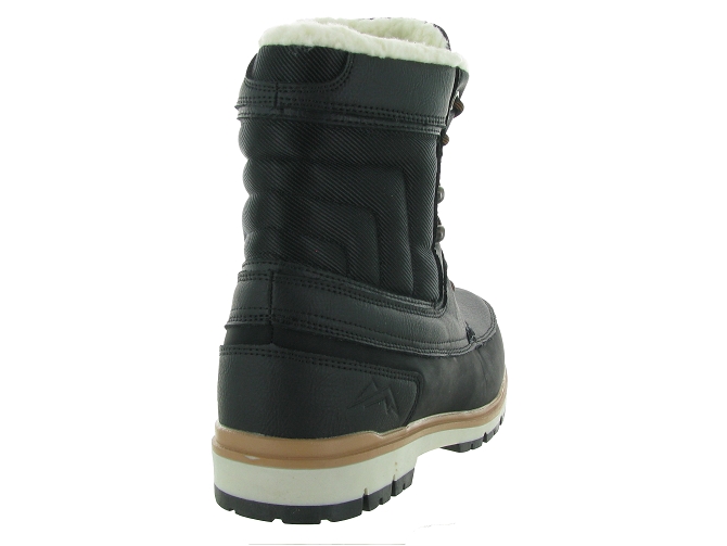 apres ski bottes fourrees - Chaussures neige - homme - Synthétique - Noir - Kimberfeel3210305_5