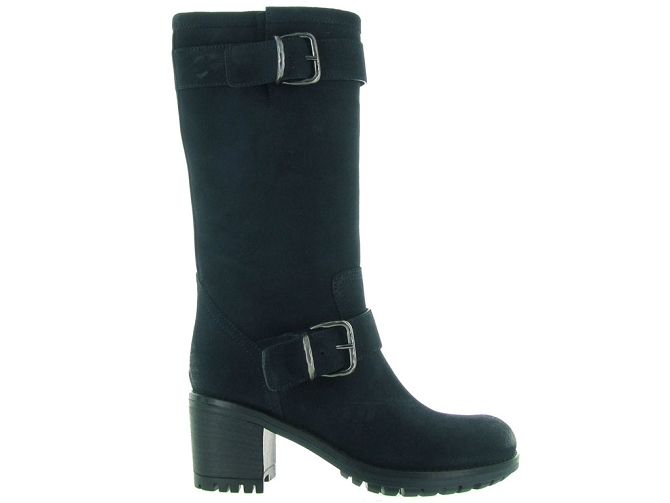 bottes - Motardes & Rock and roll - femme - Cuir - Bleu - Julie dee3217602_2