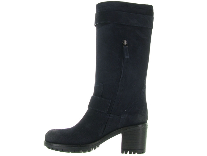 bottes - Motardes & Rock and roll - femme - Cuir - Bleu - Julie dee3217602_4