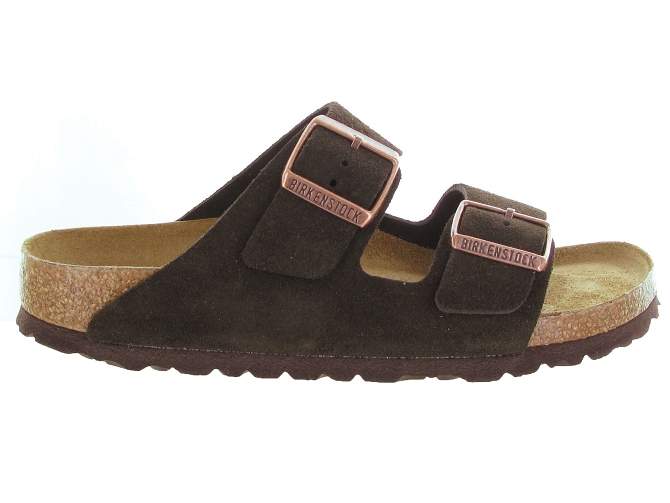 sandales et nu pieds - Mule Sabot - femme - Cuir - Marron - Birkenstock3234513_2