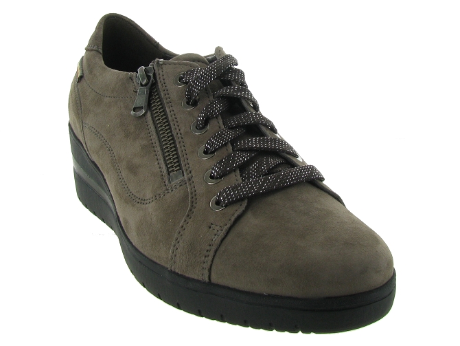 chaussures a lacets - Lacets détente - femme - Cuir - Gris - Mephisto3236801_3