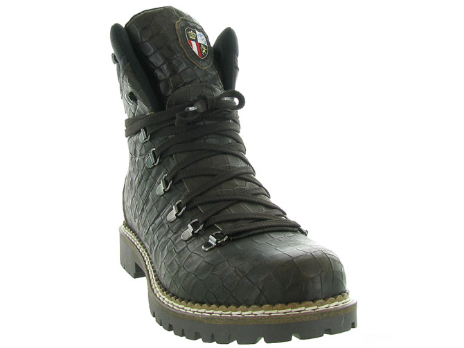 apres ski bottes fourrees - Chaussures neige - homme - Cuir - Marron - New italia shoes3265001_3