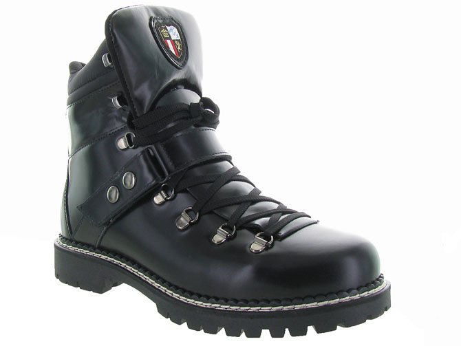 apres ski bottes fourrees - Chaussures neige - homme - Cuir - Noir - New italia shoes3265101_2