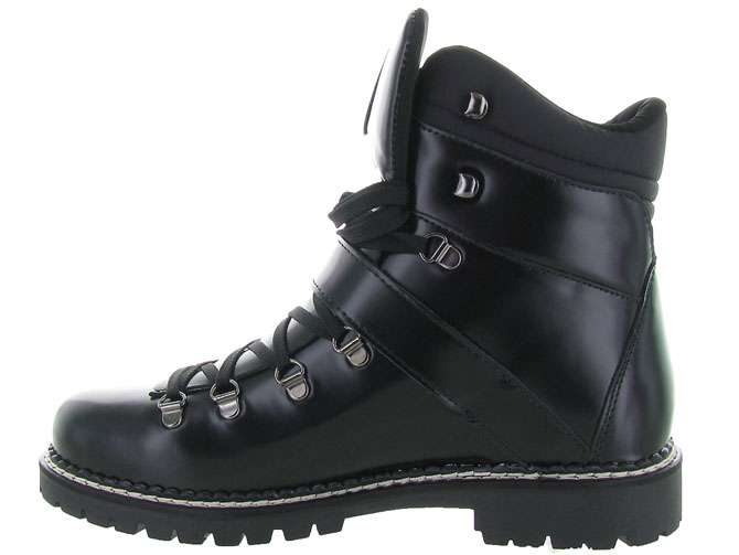 apres ski bottes fourrees - Chaussures neige - homme - Cuir - Noir - New italia shoes3265101_5