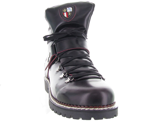 apres ski bottes fourrees - Chaussures neige - homme - Cuir - Rouge - New italia shoes3265102_3