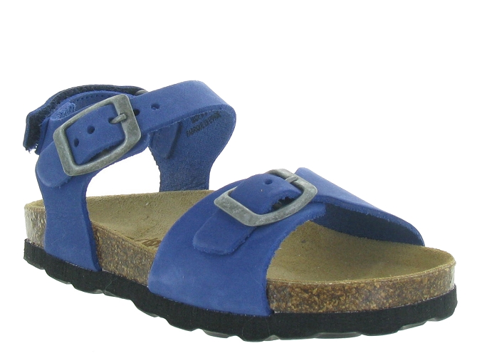 sandales et nu pieds -  - junior garcon - Nubuck - Bleu - Reqins