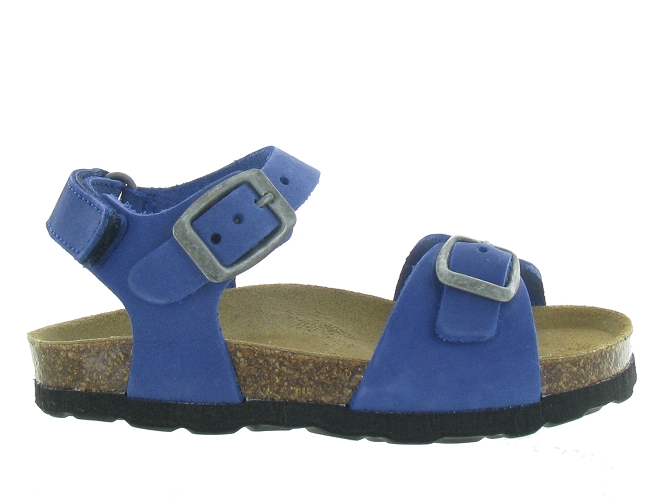 sandales et nu pieds -  - junior garcon - Nubuck - Bleu - Reqins4067509_2