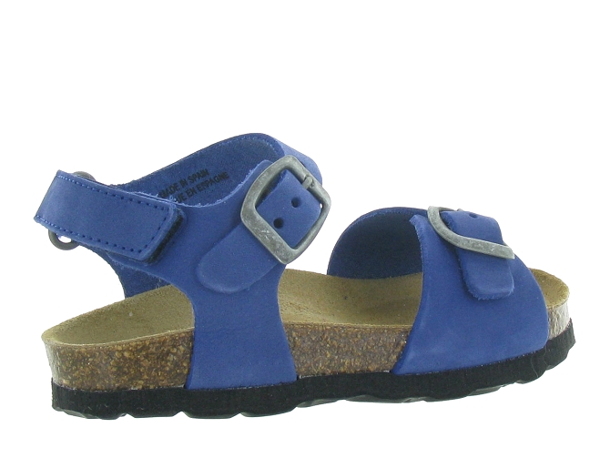 sandales et nu pieds -  - junior garcon - Nubuck - Bleu - Reqins4067509_5