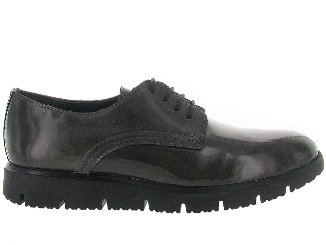 chaussures a lacets - Derby chic - femme - Cuir - Gris - Luparense srl4120901_2