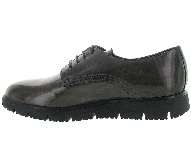 chaussures a lacets - Derby chic - femme - Cuir - Gris - Luparense srl4120901_4