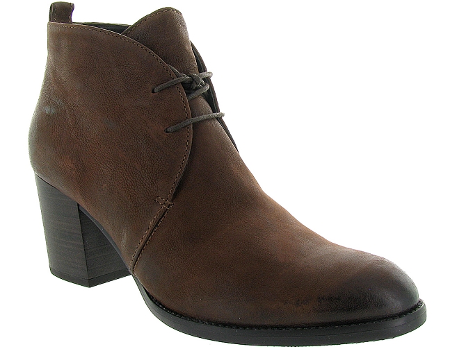 bottines et boots - Classique & Chic - femme - Cuir - Marron - Carmen