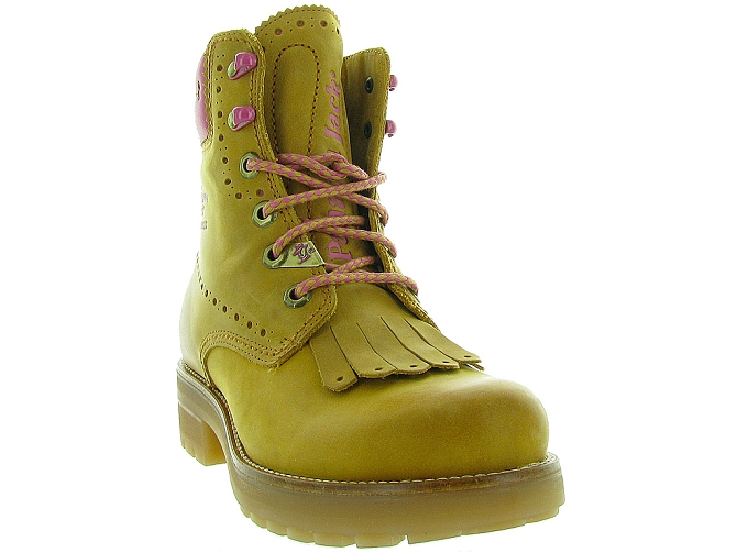 bottines et boots - Casual - femme - Cuir - Jaune - Panama jack4181301_3