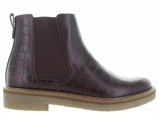 bottines et boots - Chelsea - femme - Cuir - Bordeaux - Kickers4181806_2