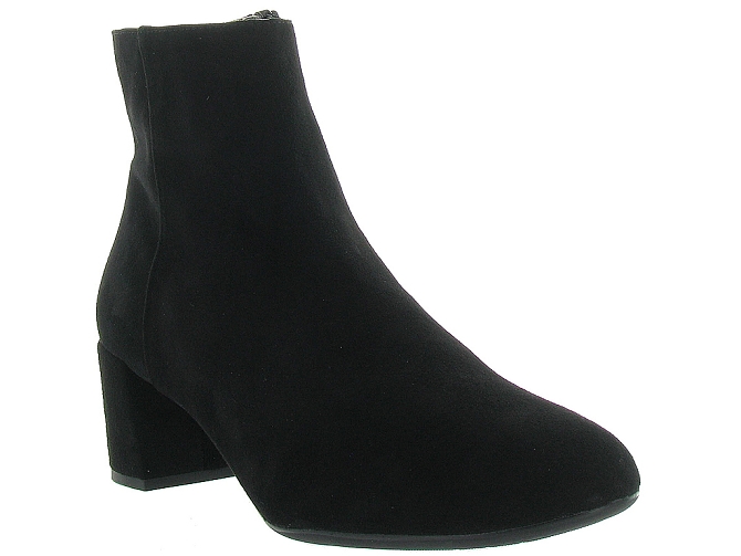 bottines et boots - Classique & Chic - femme - Nubuck - Noir - Unisa