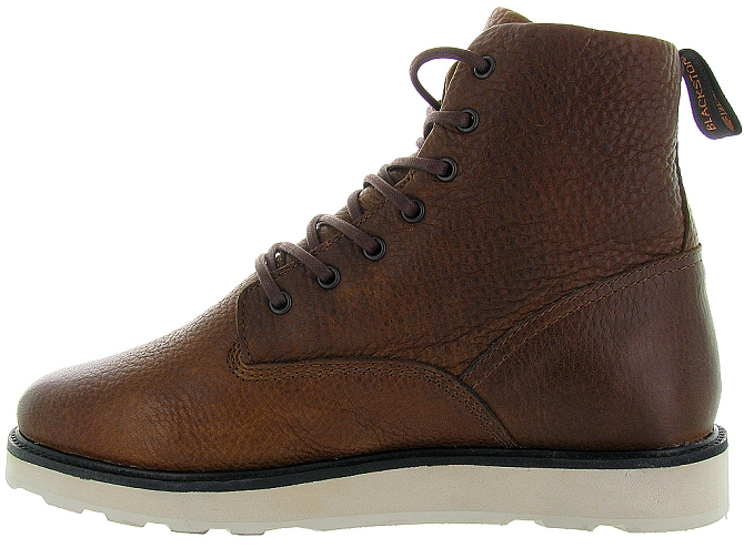 bottines et boots - Casual  - homme - Cuir - Marron - Black stone4185501_4