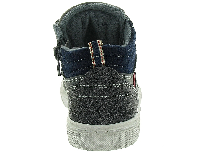 baskets et sneakers -  - junior garcon - Cuir - Gris - Bopy4196601_5