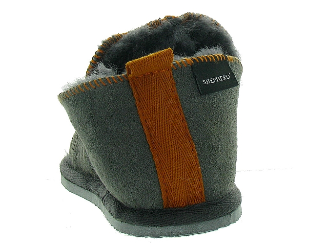 chaussons et pantoufles -  - junior garcon - Nubuck - Gris - Shepherd of sweden ab4218101_5