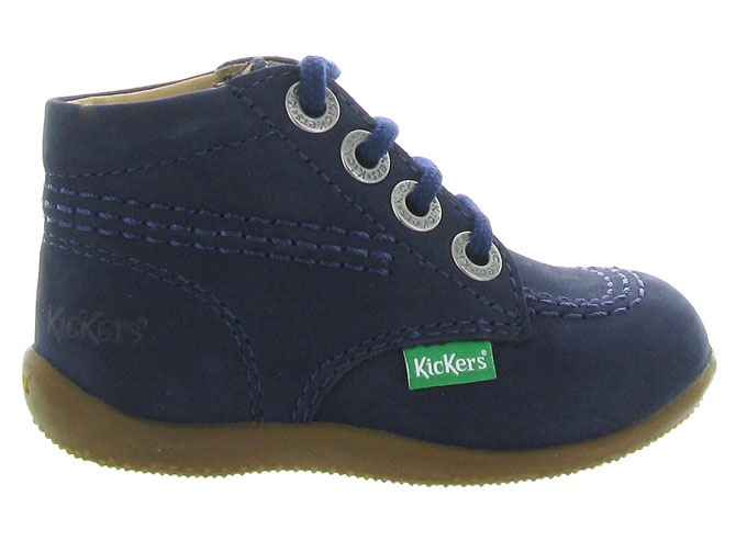 pre marche du 16 au 23 -  - bebe garcon - Cuir - Bleu - Kickers4305002_2