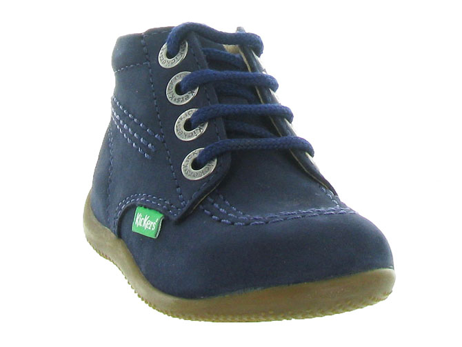 pre marche du 16 au 23 -  - bebe garcon - Cuir - Bleu - Kickers4305002_3