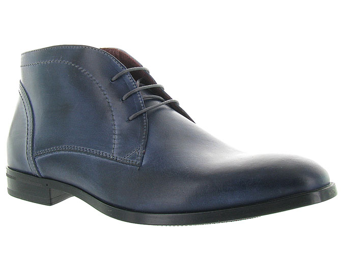 bottines et boots - Chelsea - homme - Cuir - Bleu - Nicola benson franzini