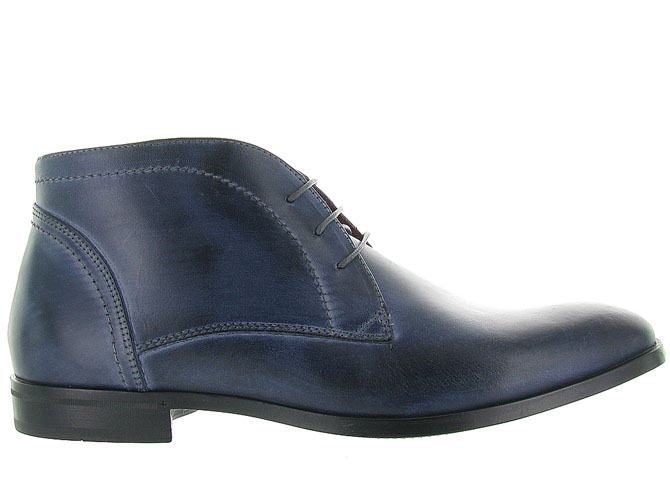 bottines et boots - Chelsea - homme - Cuir - Bleu - Nicola benson franzini4309501_2