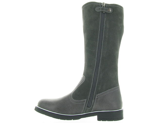 bottines et boots -  - junior fille - Cuir - Gris - Primigi4317901_4