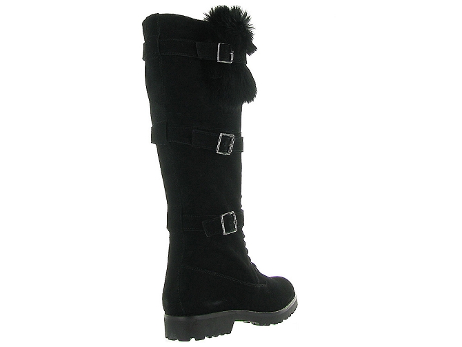 apres ski bottes fourrees - Botte de neige - femme - Nubuck - Noir - La thuile4323201_5