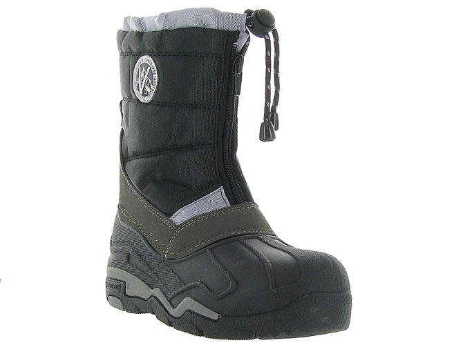 apres ski bottes fourrees -  - junior garcon - Synthétique - Gris - Kimberfeel