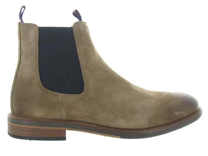 bottines et boots - Chelsea - homme - Cuir - Gris - Schmoove4405802_2