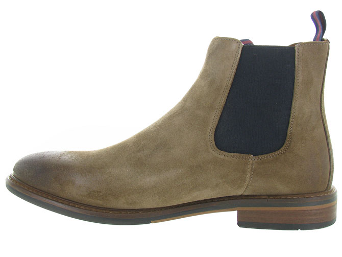 bottines et boots - Chelsea - homme - Cuir - Gris - Schmoove4405802_4