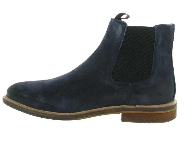 bottines et boots - Chelsea - homme - Cuir - Bleu - Schmoove4405806_4