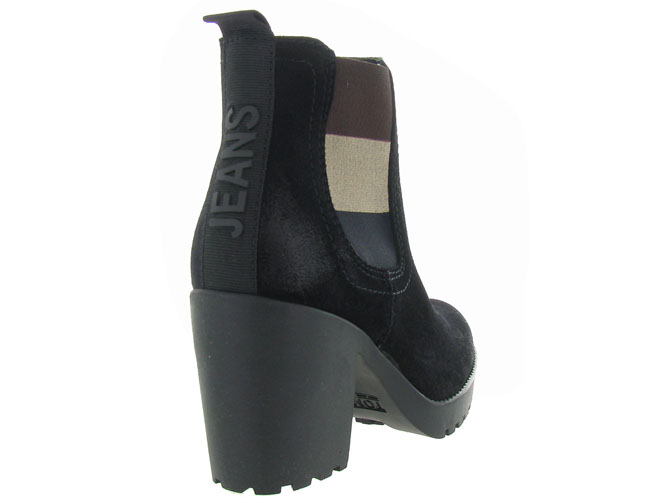 bottines et boots - Chelsea - femme - Nubuck - Noir - Tommy hilfiger4411201_5