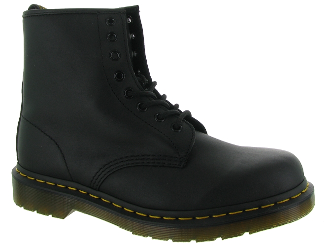 bottines et boots - Casual  - homme - Cuir - Noir - Doc martens